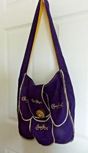 NWOT Handmade Purse Made of Purple Crown Royal Bags - Picture 1 of 12
