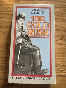 Charlie Chaplin's The Gold Rush (VHS Tape) Classic B&W Silent Film, Rare Title - Picture 1 of 7