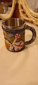 RITTER TEMPLER TANKARD IDEAL AM FESTBRETT ERGÄNZEN IHRE TEMPLERARTIKEL - Bild 1 von 3
