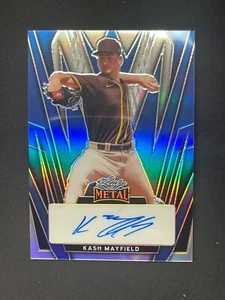 Kash Mayfield 2024 Leaf Metal /25 Auto Blue Refractor #BA-KM2 - Picture 1 of 2