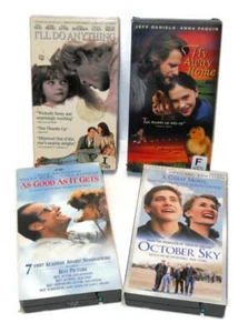 Lot (4) Great Family Movies VHS Tapes: October Sky, Fly Away, Good As It Gets - Picture 1 of 15