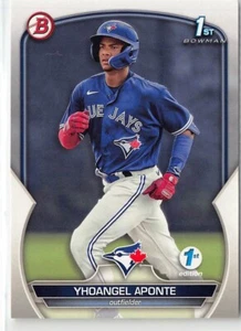 Bowman 2023 primera edición Yhoangel Aponte 1st Bowman Toronto Blue Jays #BPPF-110 - Imagen 1 de 2