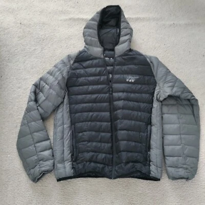 Scandinavian Explorer Hooded Jacket XL Mens Black Full Zip Puffer READ - Image 1 of 4