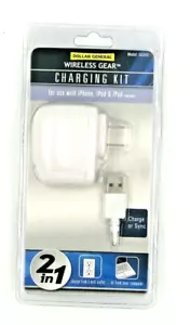 DOLLAR GENERAL wireless gear charging kit 2 in 1 G0260 iPhone 4,iPod ,iPad - Picture 1 of 2