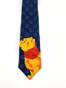Looney Tunes Mania, Men's Novelty Necktie: Winnie the Pooh, Bee. Navy Blue. VGC. - Picture 1 of 4