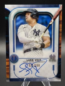 2022 Topps Tribute Tribute Luke Voit #TA-LV Auto Blue/150 New York Yankees - Imagen 1 de 3