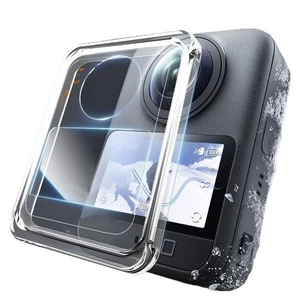 Tempered Glass Film with Protective Film Installation Positioner for DJI OSMO360 - Picture 1 of 5