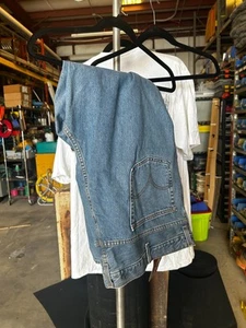 Pantalones de mezclilla para hombre Levi's 550 calce relajado - azul lavado a la piedra (00550-4891) - Imagen 1 de 8