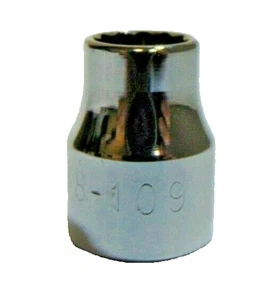 38-109 Armstrong 9mm x 3/8" Drive Standard Hand Socket 12-Point Chrome - Picture 1 of 8