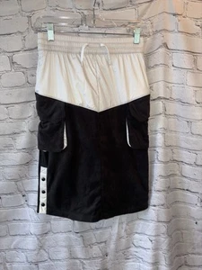 Nike Girls' Sportswear Fleece Skirt, Girl's Size S black&grey MSRP $75 - Picture 1 of 6