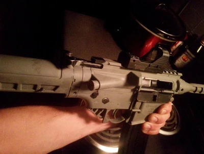 A4-p Full Auto CROSSMAN.177 BB Needs Clip and Grip and Berral Shroud Only - Image 1 of 4