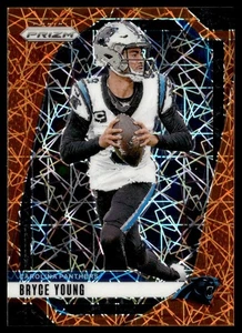 2024 Panini Prizm Orange Lazer Bryce Young Carolina Panthers #37 - Picture 1 of 2