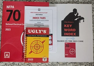 NEC 70 National Electrical Code 2023 Edition with EZ Tabs & Ugly & TomHenry Inde