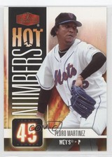 2006 Flair Showcase Hot Numbers Pedro Martinez #HN-24 HOF