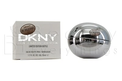 Botella DKNY Be Delicious Edición Limitada 1.7oz / 50ml EDT Spray Para Hombres RARO Foto 1 de 3