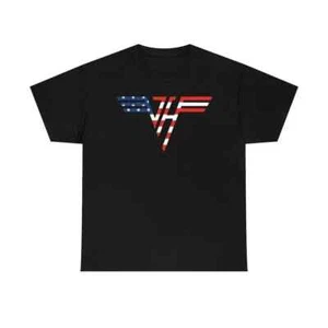 Van Halen American Flag Logo T-Shirt, Unisex T-Shirt, S-5Xl - Picture 1 of 3