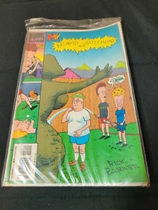 Beavis And Butt-Head #20 VG Marvel 1995 Signed And Personalized Rick Parker - Picture 1 of 8