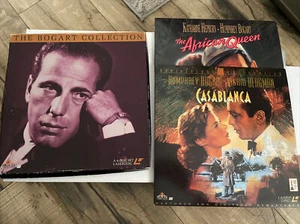 THE BOGART COLLECTION & Lot 6 Films Laserdisc Humphrey, Casablanca, High Sierra - Picture 1 of 9