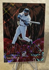 Ken Griffey Jr /149 RED UNLEASHED SP - Donruss 2022 Seattle Mariners 