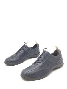 Ecco SKY zapatos Cómodos De Cuero Azul Para Mujer T.40 US.9 UK.7 - Imagen 1 de 5