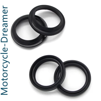 CR125R 1994-2007 CR250R 1995 CR500R 1996-01 For Honda Fork Dust Wiper Seals Kit Foto 1 de 4