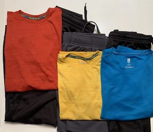 Big Boys Tek Gear Dry Tek lot 1 Pant/Short & 2 Shirts Ideology Shirt/Short L - Picture 1 of 13