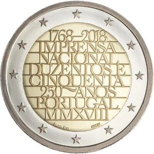 2 euro Portogallo 2018 250° zecca portoghese - Foto 1 di 1