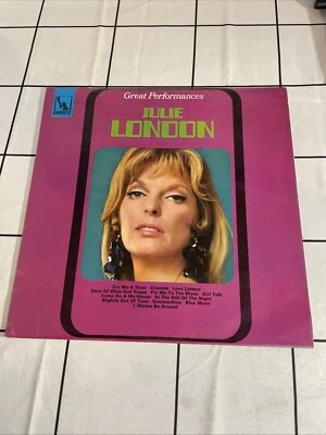JULIE LONDON GREAT PERFORMANCES ORIGINAL 1968 LIBERTY RECORDS VINYL LP - Image 1 of 4