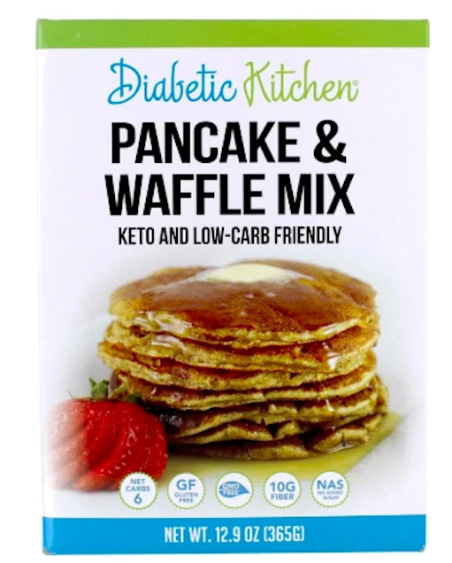 Keto Foods: Diabetic Kitchen Waffle and Pancake mix (6 net carbs) - Image 1 of 3