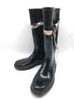 Pre-Owned Burberry Black Size 37 Rain Boots