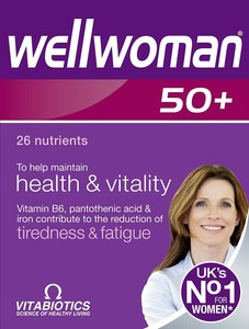 Vitabiotics Wellwoman 50+ Plus Advanced Vitamin Mineral Supplement 30 Tablets