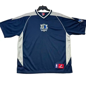 Maglia Dallas Mavericks Dirk Nowitzki 41 NBA Majestic blu grigio uomo taglia L - Foto 1 di 5