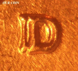 1960-D/D RPM # 1 (FS-502) Lincoln Cent-ANACS GEM MS-65RED - RARE MS-65RED - 7841 - Picture 1 of 6