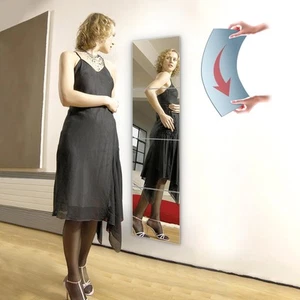 Unbreakable Wall Mirror Full Length Mirror Tiles,Long Mirrors for Wall,16x16 ... - Imagen 1 de 9