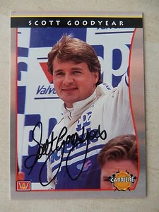 Scott Goodyear handsignierte Carriere Racing Karte 1992  - Bild 1 von 3