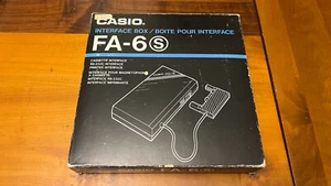 Vintage Casio Interface FA-6s RS-232 Cassette Centronics for FX-603p FX-880p - Picture 1 of 16