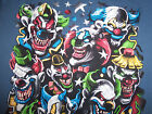 Evil Carnival Clowns Scary Horror Blue Graphic Print T Shirt - M