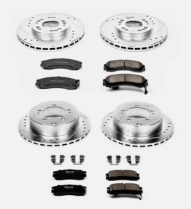 PowerStop Disc Brake Kit - Front and Rear - Fits Dodge Stealth 1991-1996, Mitsub - Picture 1 of 1