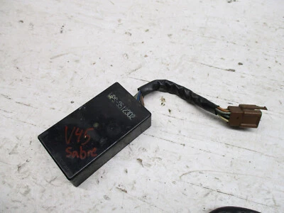 82 83 Honda VF 700 S V45 Sabre Turn Signal Cancel Unit 35220-MB9-781 1982-1983 - Image 1 of 3