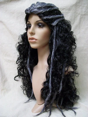 Peluca Terrible Pirata Mucha Bruja Doctor Twist Dreads Apocalipsis Guerrero Steampunk Foto 1 de 4