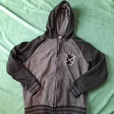 Game of Thrones Full Zip Hood Sweatshirt Night's Watch Castle Black Unisex Small - Image 1 of 4