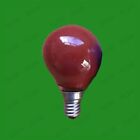 12X 15W Coloured Round Golf Ball Light Bulbs Small Edison Screw Ses E14 Lamp