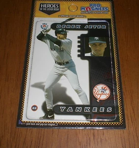 ONE 1998 HEROES OF LOCKER ROOM MAGNET JETER - RIPKEN - BETTIS - FAVRE - STEWART - Picture 1 of 5