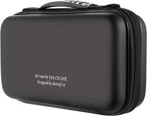 DVD Case, 96 Capacity EVA CD Case Holder Storage Organizer Portable Protective D - Picture 1 of 5