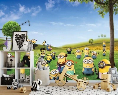 Детское искусство обои миньоны современный декор эксклюзивный дизайн детская комната - Изображение 1 из 4