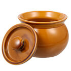 Keramik-Auflauf-Tontopf mit Deckel für Suppen und Dampfgaren