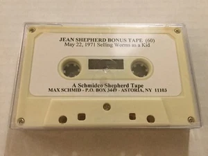 Jean Shepherd Bonus Tape May 1971 Selling Worms As A Kid, Rare Audio Cassette - Picture 1 of 3