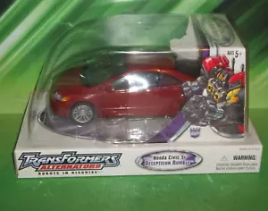 TRANSFORMERS ALTERNATORS SERIES DECEPTICON RUMBLE HONDA CIVIC SI FIGURE - Picture 1 of 2