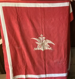 Vintage Anheuser Busch 46“ x 46“ Kartentischdecke - Bild 1 von 1