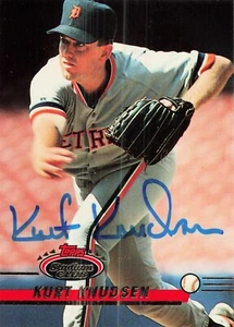 Detroit Tigers Signed Auto Baseball Card Kurt Knudsen - Picture 1 of 2